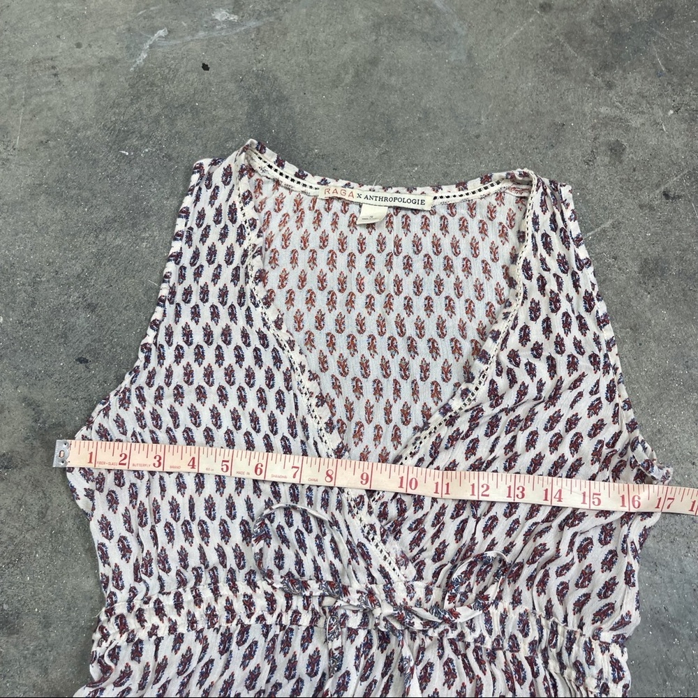 RAGA x ANTHROPOLOGIE Printed Boho Jumpsuit Small - Picture 4 of 9